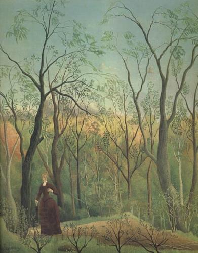 Henri Rousseau Promenade in the Forest of Saint-Germain